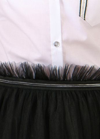 Черная кэжуал однотонная юбка DaNa-kids