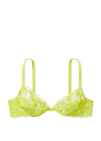Зелёный бюстгальтер Victoria's Secret с косточками полиамид