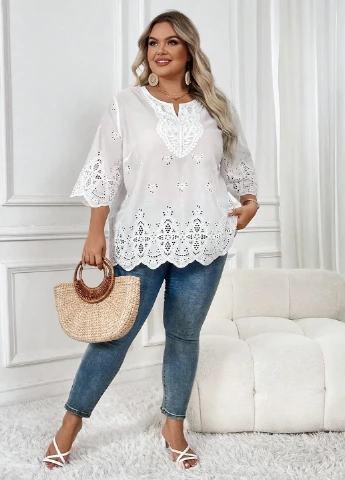 Біла блуза SHEIN