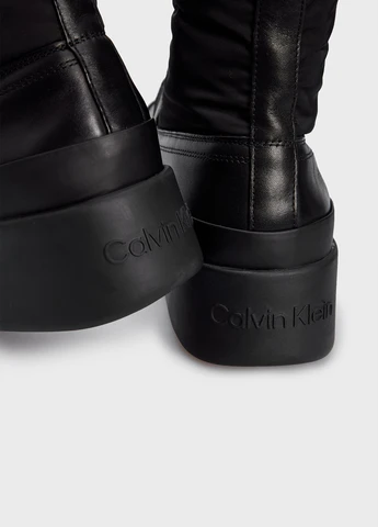 Зимние ботинки Calvin Klein с логотипом тканевые