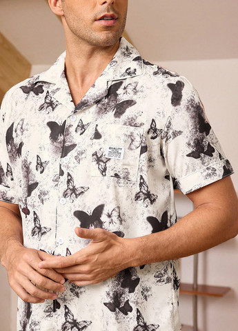 Пижама (рубашка, шорты) SHEIN (332389292)