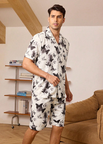 Пижама (рубашка, шорты) SHEIN (332389292)