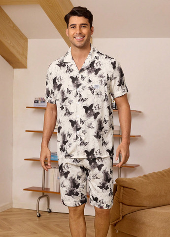 Пижама (рубашка, шорты) SHEIN (332389292)