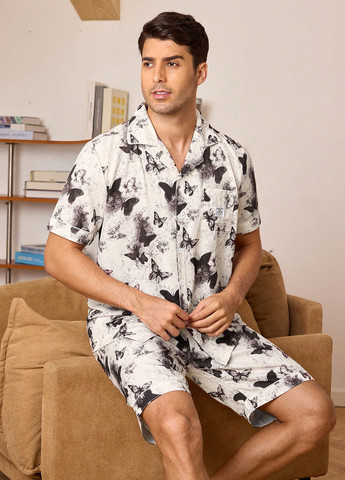 Пижама (рубашка, шорты) SHEIN (332389292)