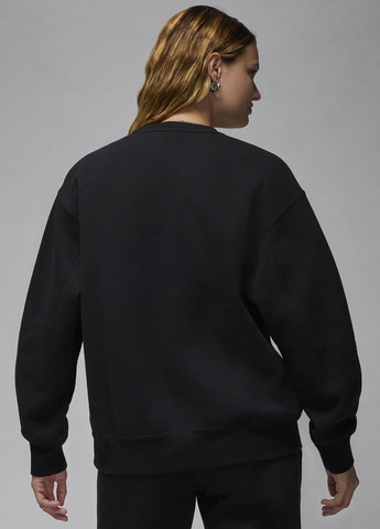 Черный свитшот fv7053-010 Jordan однотонный нашивки (361198789)