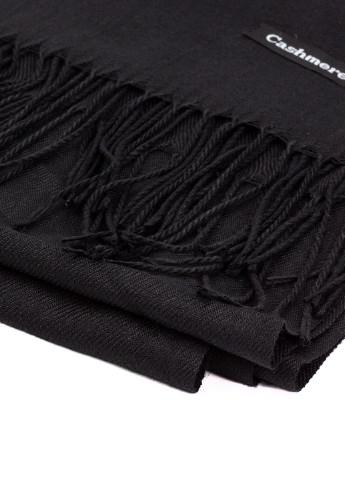 Женский кашемировый шарф, черный Cashmere S92018 однотонный чёрный кэжуал акрил, кашемир
