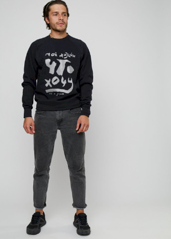 Черный свитшот мужской YAPPI (198688826)