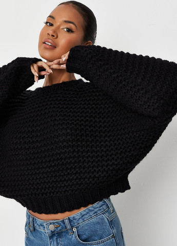Чорний демісезонний светр Missguided