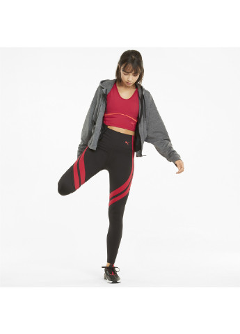 Черная демисезонная толстовка cloudspun full-zip women's training hoodie Puma