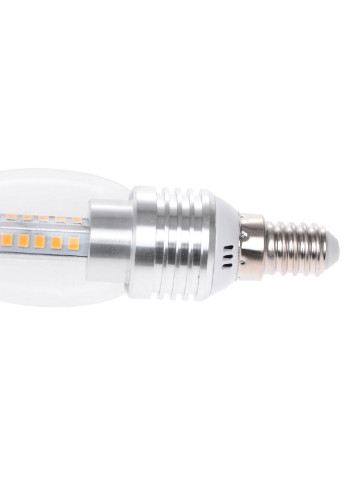 Лампа светодиодная E14 LED 5W 20 pcs WW C37-A SMD2835 (silver) Brille (253965253)