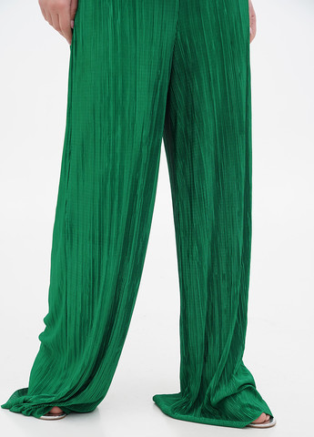 Комбинезон Boohoo комбинезон-брюки однотонный зелёный кэжуал полиэстер