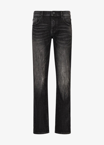 Черные демисезонные регюлар фит джинсы Armani Exchange