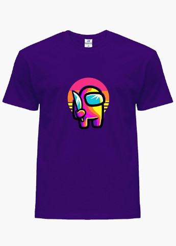 Фиолетовая демисезонная футболка детская безликий бог каонаси унесённые призраками (spirited away)(9224-2831) MobiPrint