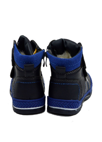 Темно-синие кэжуал зимние ботинки Clibee