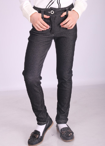 Черные джинсовые демисезонные со средней талией брюки Colabear