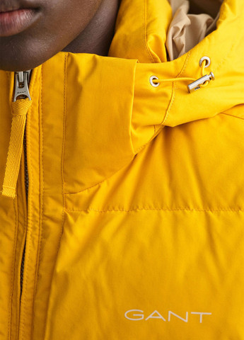 Желтый зимний Пуховик Gant