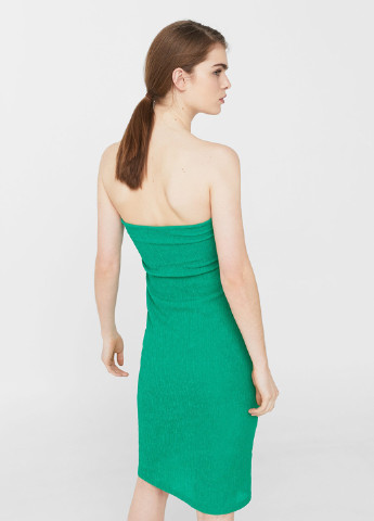 Зелена кежуал сукня Mango однотонна