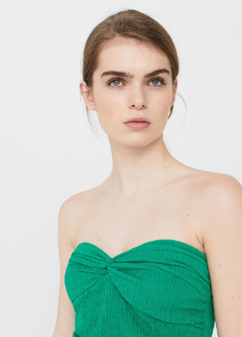 Зелена кежуал сукня Mango однотонна