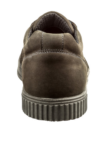 Серо-коричневые спортивные туфли Casual на шнурках