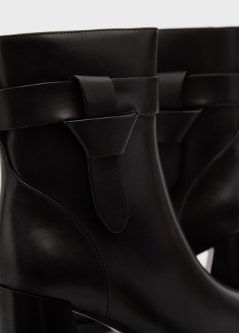 Черные зимняя ботильоны PRPY