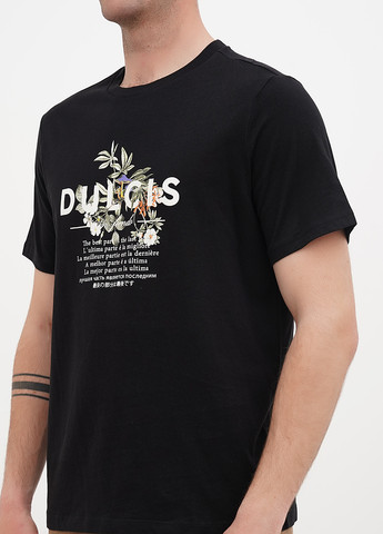 Черная футболка H&M