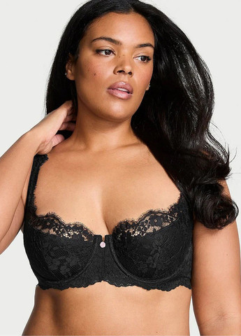 Черный демисезонный комплект (бюстгальтер, трусики) Victoria's Secret