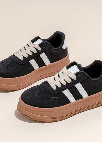 Кроссовки SHEIN чёрно-белые демисезоны (365957436)