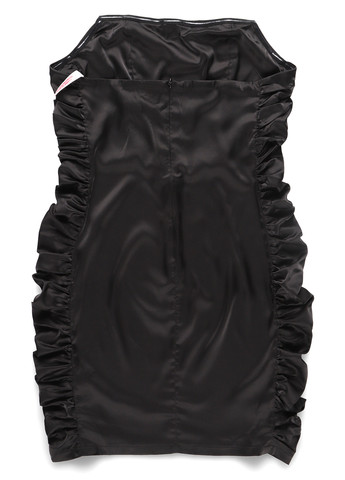 Черное коктейльное платье бандо Missguided однотонное