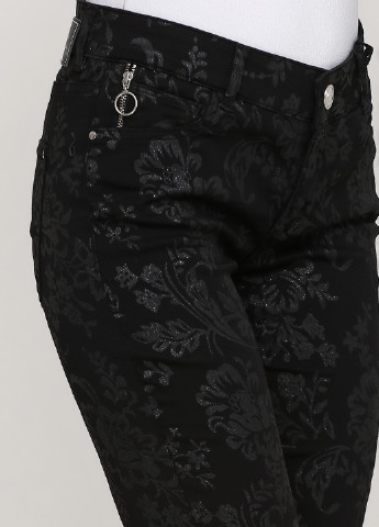 Черные кэжуал демисезонные зауженные брюки Mos Mosh