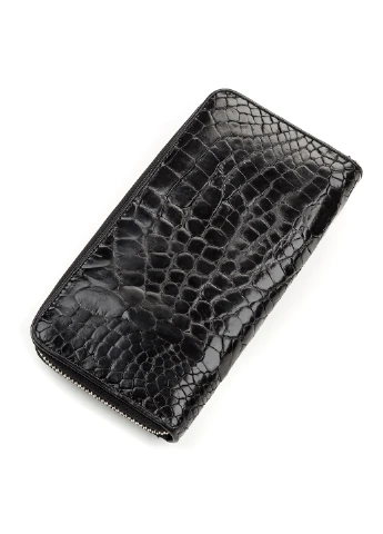 Мужской кожаный кошелек 19,5х9,5 см Crocodile leather (252132259)