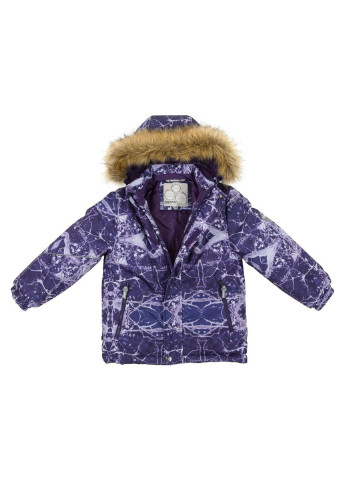 Фіолетовий зимній комплект зимовий (куртка + напівкомбінезон) dante 1 Huppa