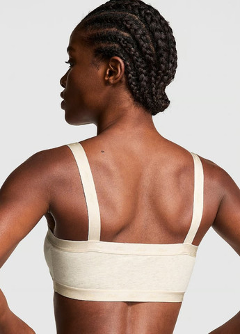 Молочный демисезонный комплект (бюстгальтер, трусики) Victoria's Secret