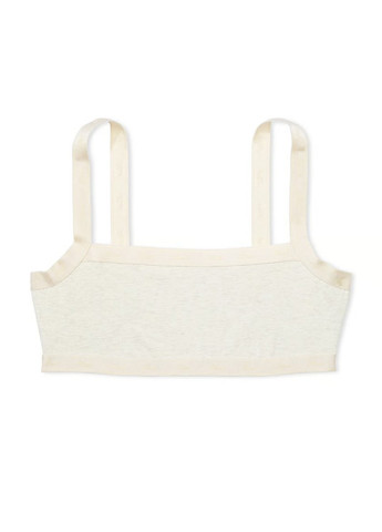 Молочный демисезонный комплект (бюстгальтер, трусики) Victoria's Secret