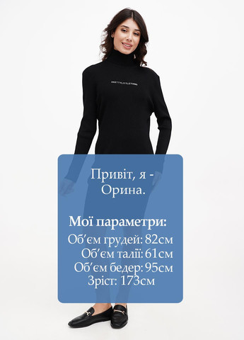 Черное кэжуал платье платье-водолазка PrettyLittleThing с логотипом