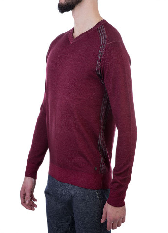 Бордовый демисезонный пуловер Roy Robson