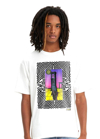 Белая футболка Levi's