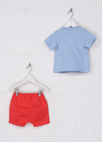 Голубой демисезонный комплект (футболка, шорты) H&M