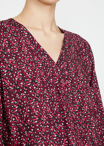Бордовая демисезонная блуза KOTON