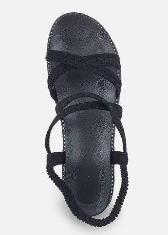 Спортивные удобные женские сандали на платформе черные 40 Fashion