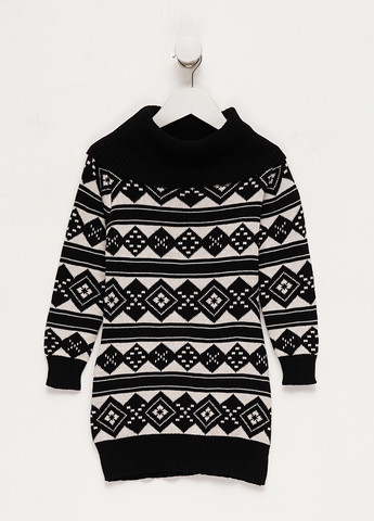 Черно-белый демисезонный свитер CHD