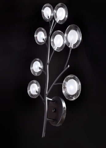 Стельова люстра на 8 лампочок BR-01 656C/8 G4 BK Brille (251891723)