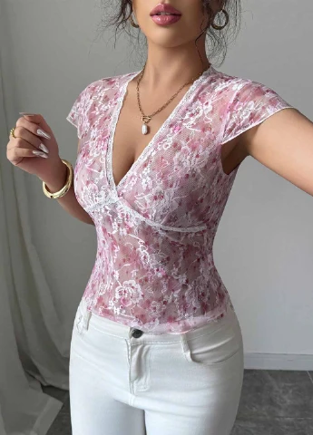 Рожева блуза SHEIN