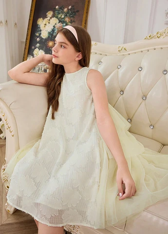 Молочное платье SHEIN (331624102)