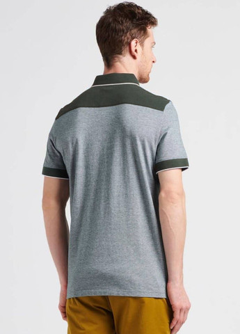 Серая футболка-поло для мужчин Armani Exchange с логотипом