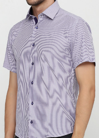 Фиолетовая кэжуал рубашка в полоску Twors