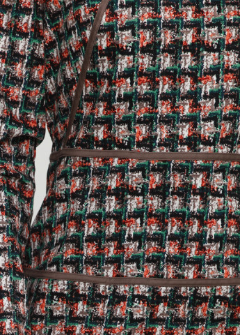 Зеленое кэжуал платье футляр Axel в клетку