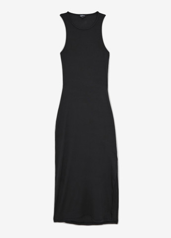 Чорна кежуал сукня з відкритою спиною, сукня-майка Jennyfer однотонна