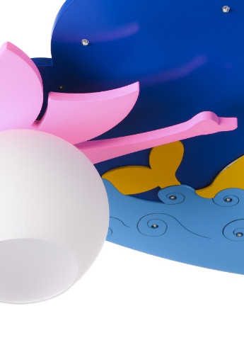 Люстра для дитячої з підсвічуванням з дерева KL-430C/4 E27 BL Brille (253886977)