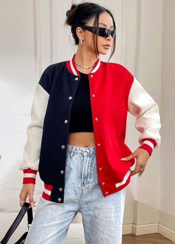 Бомбер SHEIN на кнопках (330776264)