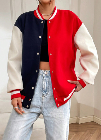 Бомбер SHEIN на кнопках (330776264)